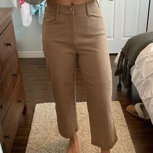 Dynamite karlie wide leg beige jeans